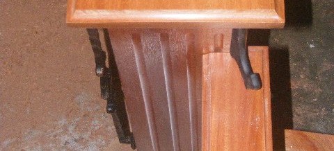 Intricate Details of the Bed Post
